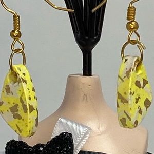 Unique Handmade Polymer Clay Dangle Earrings